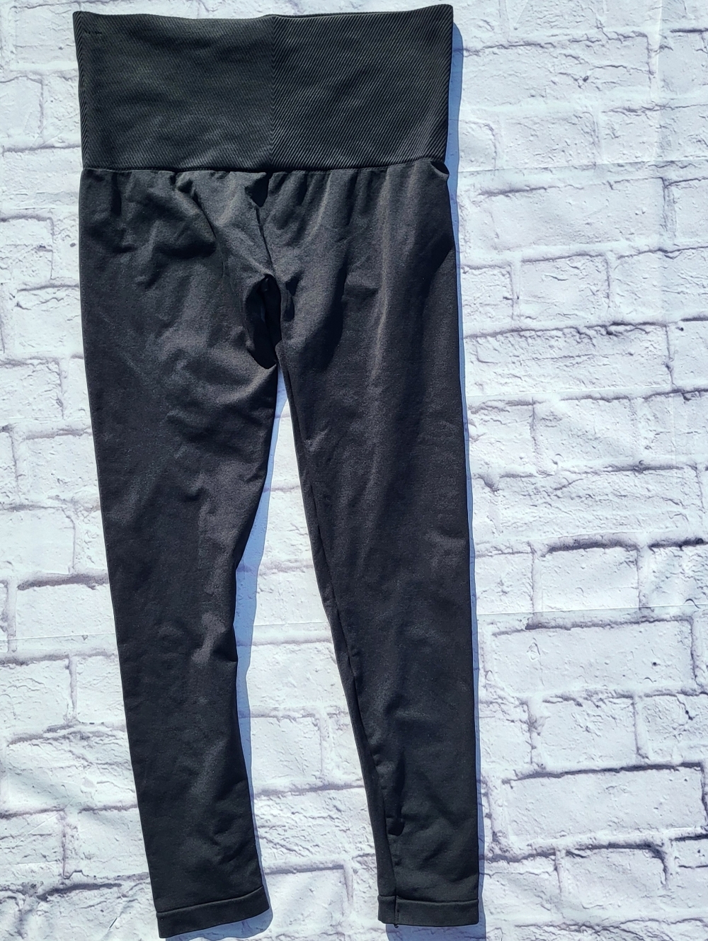SPANX Assets Black Leggings XL Tummy Control